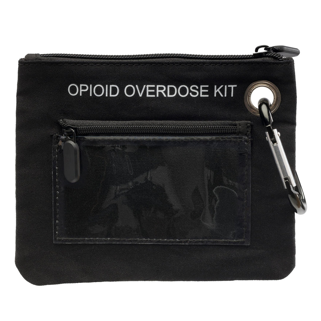 Naloxone Canvas Bag – Compact Overdose Kit Pouch - Cross / Black / Single -  94782024