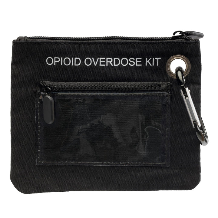 Naloxone Canvas Bag – Compact Overdose Kit Pouch - Cross / Black / Single -  94782024