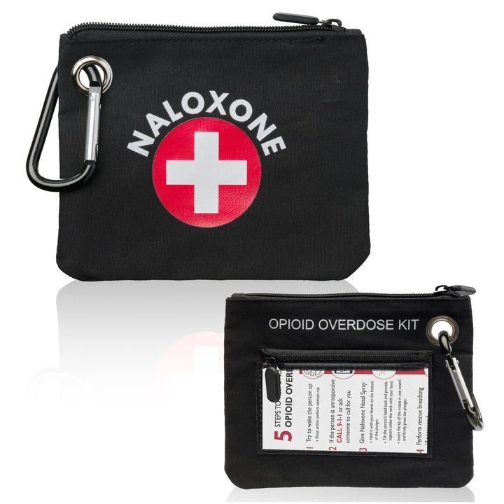 Naloxone Canvas Bag – Compact Overdose Kit Pouch - Cross / Black / Single -  36197738