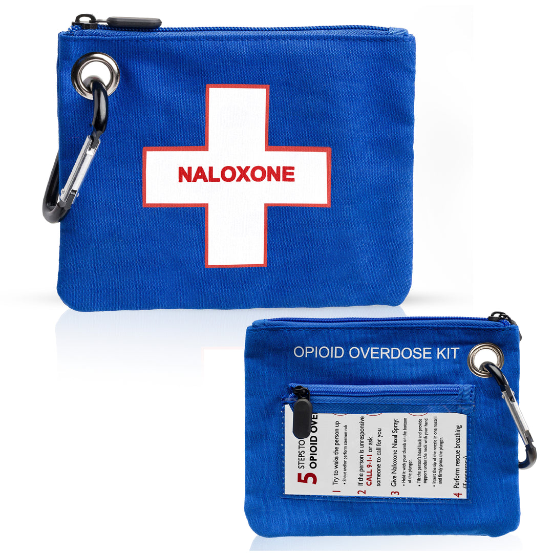 Naloxone Canvas Bag – Compact Overdose Kit Pouch - Cross / Black / Single -  59697825