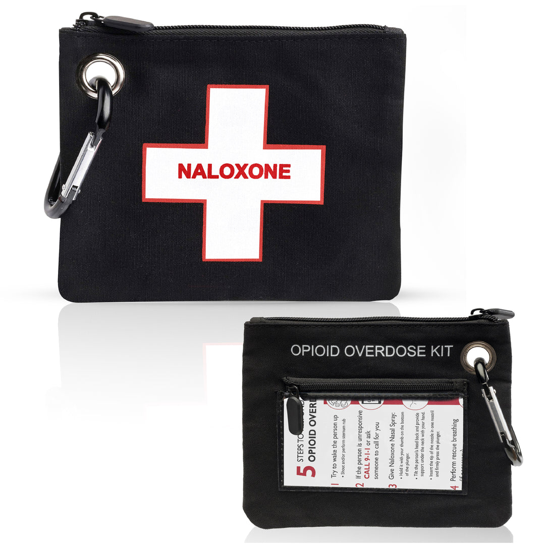 Naloxone Canvas Bag – Compact Overdose Kit Pouch - Cross / Black / Single -  41037128