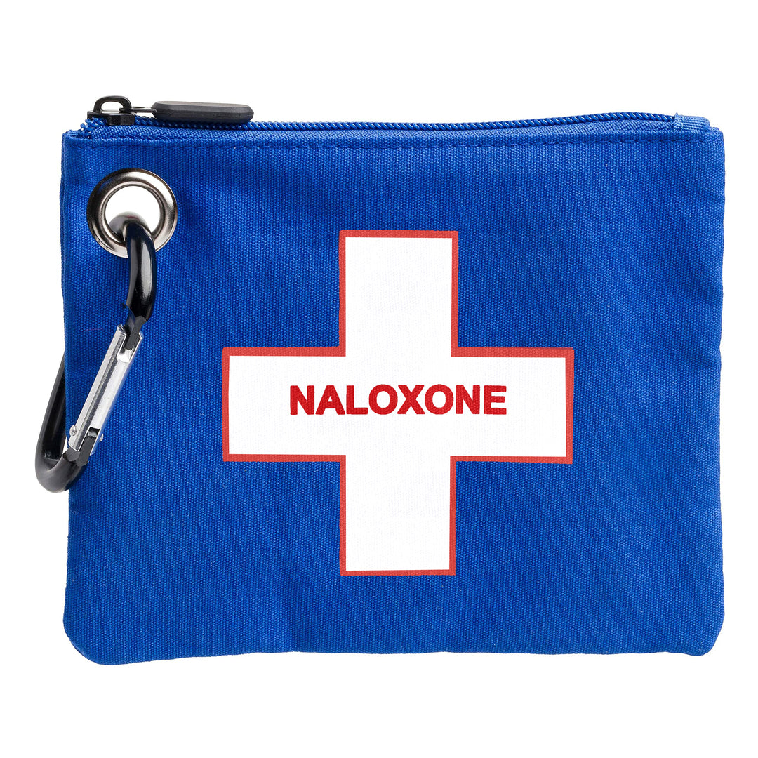 Naloxone Canvas Bag – Compact Overdose Kit Pouch - Cross / Blue / Single -  78256566