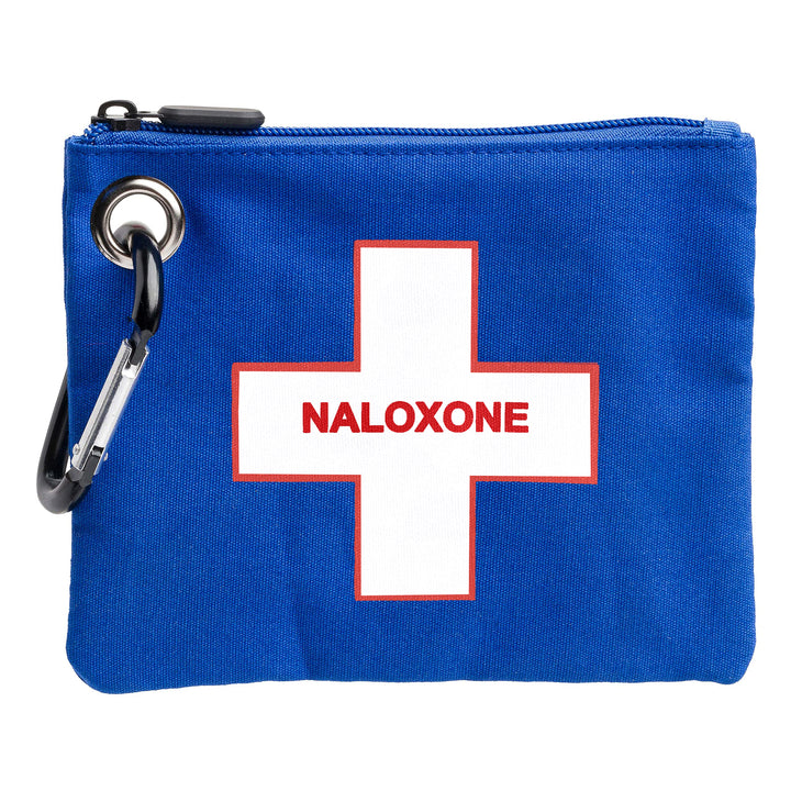 Naloxone Canvas Bag – Compact Overdose Kit Pouch - Cross / Blue / Single -  78256566