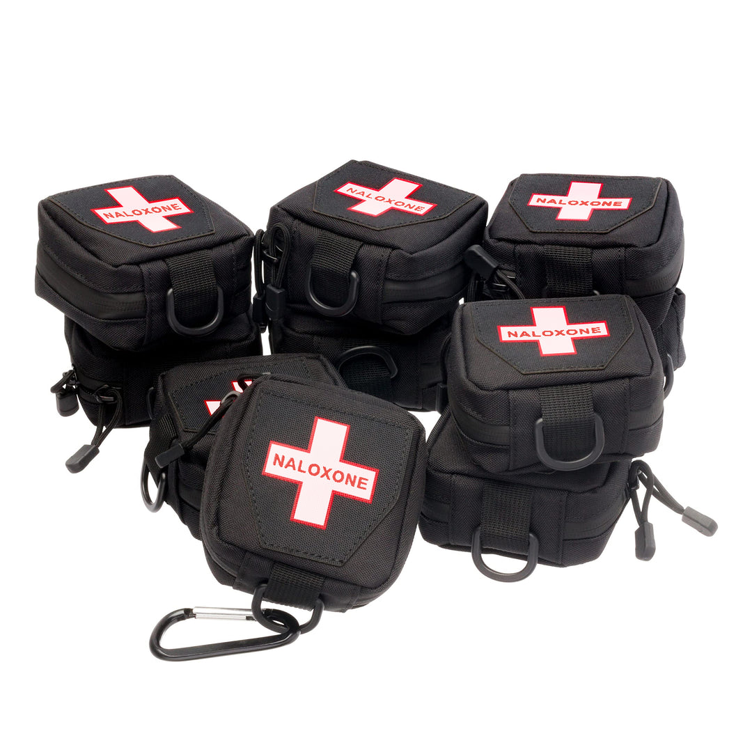 Naloxone Magnetic Pouch Case for Overdose Response - Black / Single-Black / 10 Pack-Orange / Single-Orange / 10 Pack-Grey / 100 Pack -  17