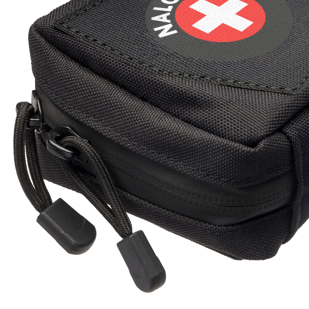 Naloxone Duty Belt Pouch + MOLLE attachment straps - Cross / Black / Single -  82502994
