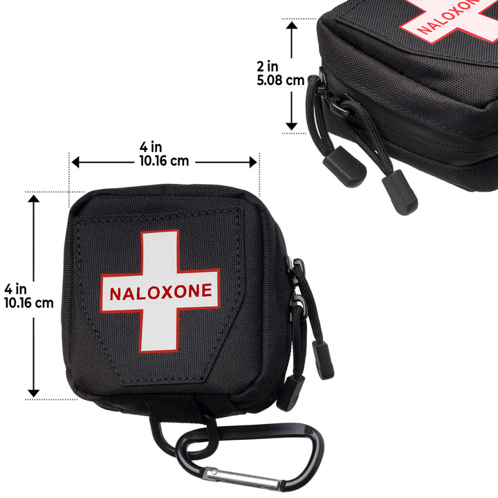 Naloxone Magnetic Pouch Case for Overdose Response - Black / Single-Black / 10 Pack-Orange / Single-Orange / 10 Pack-Grey / 100 Pack -  6