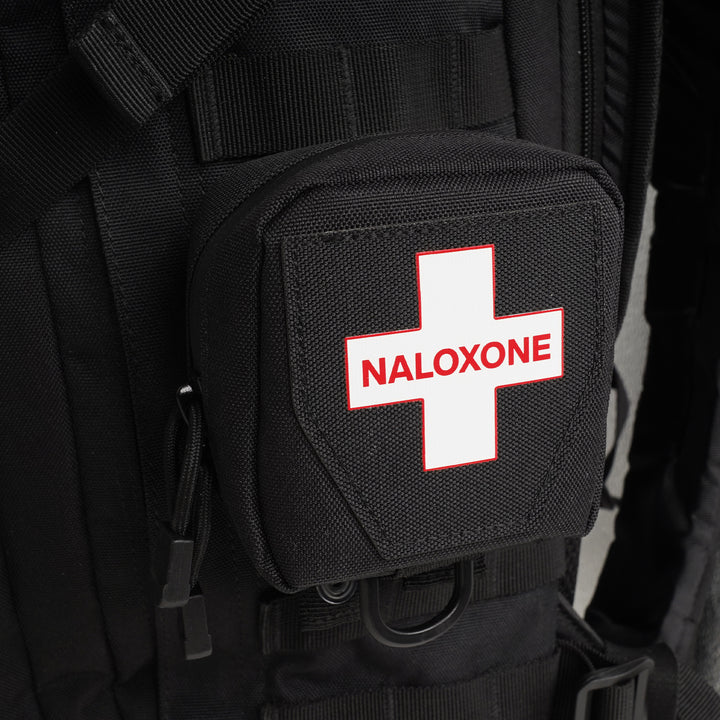 Naloxone Duty Belt Pouch + MOLLE attachment straps - Cross / Black / Single -  51299301