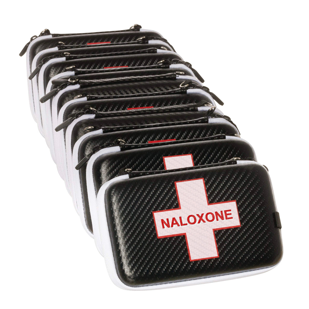 Naloxone Hard Shell Carry Case (Naloxone not Included) - Cross / Black / 100 Units -  39887111