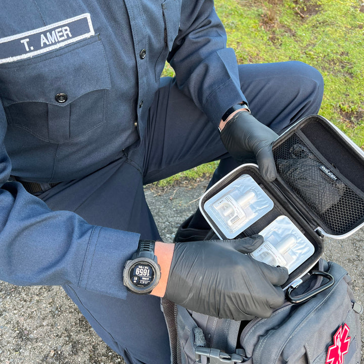 Naloxone Hard Shell Carry Case (Naloxone not Included) - Cross / Black / Single -  27519280