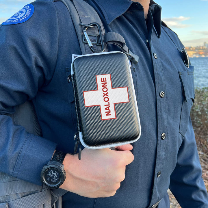 Naloxone Hard Shell Carry Case (Naloxone not Included) - Cross / Black / Single -  20270416
