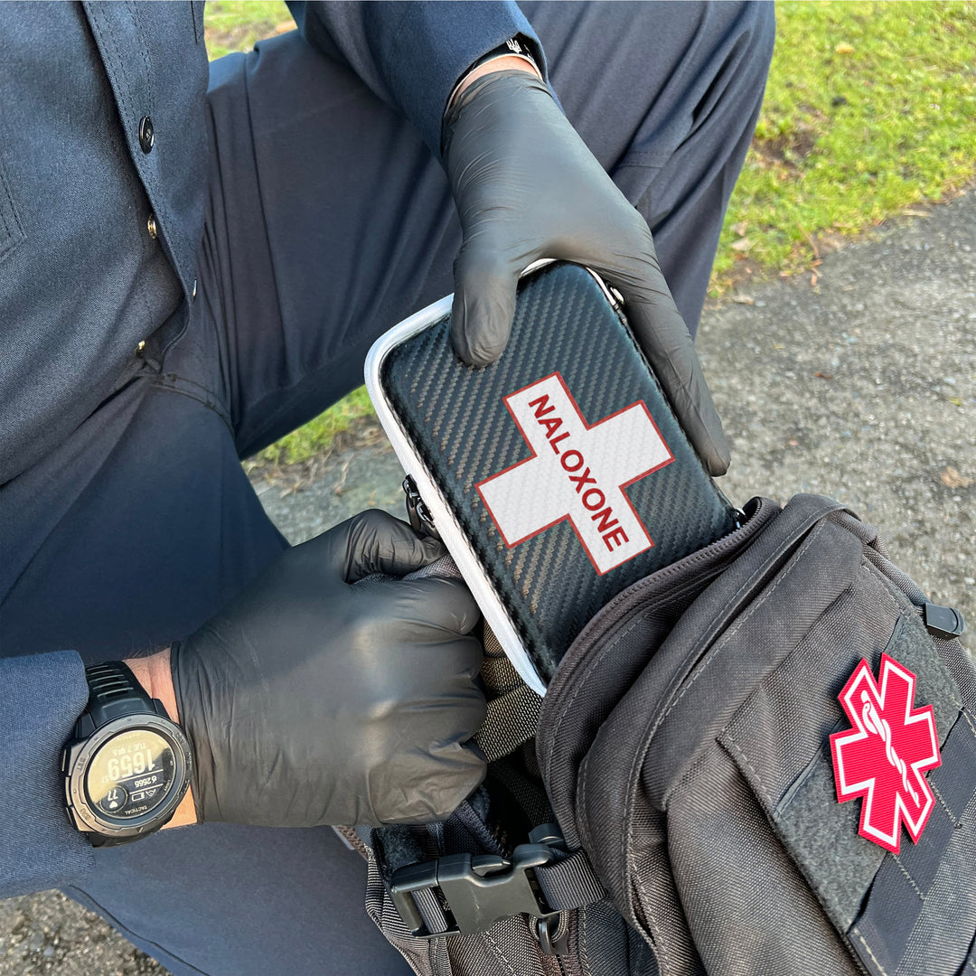 Naloxone Hard Shell Carry Case (Naloxone not Included) - Cross / Black / Single -  34068377