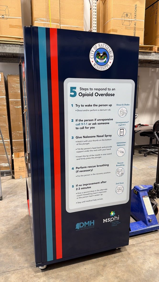 Naloxone Harm Reduction Smart Vending Machine with 49" Video Screen - 49"-- -  8