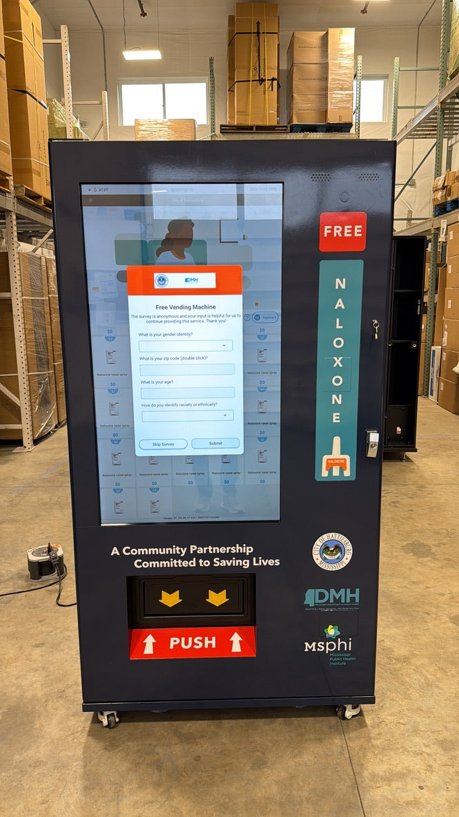 Naloxone Harm Reduction Smart Vending Machine with 49" Video Screen - 49"-- -  7
