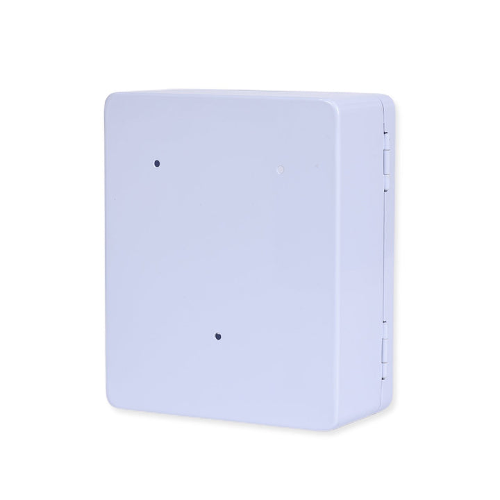 Overdose Kits white plastic wall mount cabinet for Naloxone emergency overdose kit, no lock or alarm.
