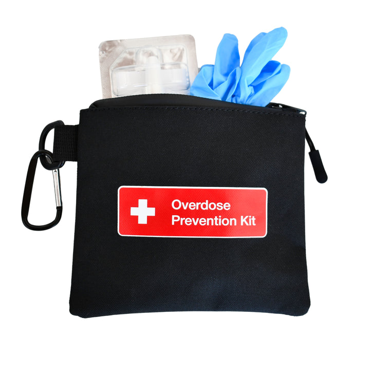 Naloxone Overdose Prevention Kit Canvas Bag - Black / Single-Black / 10 Units-Black / 100 Units-Blue / Single-Blue / 10 Units -  8