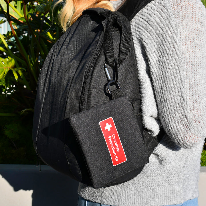 Naloxone Overdose Prevention Kit Canvas Bag - Black / Single-Black / 10 Units-Black / 100 Units-Blue / Single-Blue / 10 Units -  12
