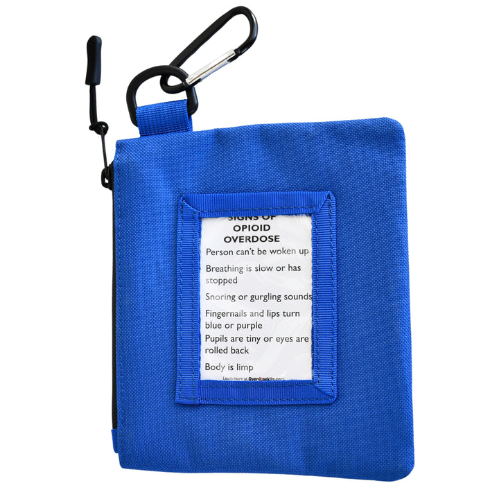 Naloxone Overdose Prevention Kit Canvas Bag - Black / Single-Black / 10 Units-Black / 100 Units-Blue / Single-Blue / 10 Units -  22