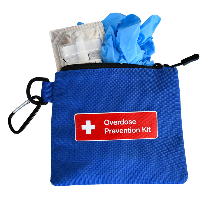 Naloxone Overdose Prevention Kit Canvas Bag - Black / Single-Black / 10 Units-Black / 100 Units-Blue / Single-Blue / 10 Units -  20