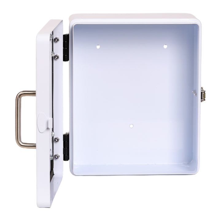 Outdoor Naloxone Emergency Kit Wall Mount Cabinet with Sign - No Alarm or Lock - Default Title -  16