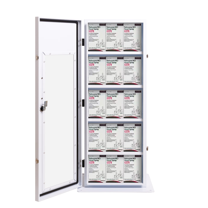Outdoor Waterproof Naloxone Distribution Box – Holds 80+ Boxes – Heating Available - Standard (No Heating)-Heating Included -  3