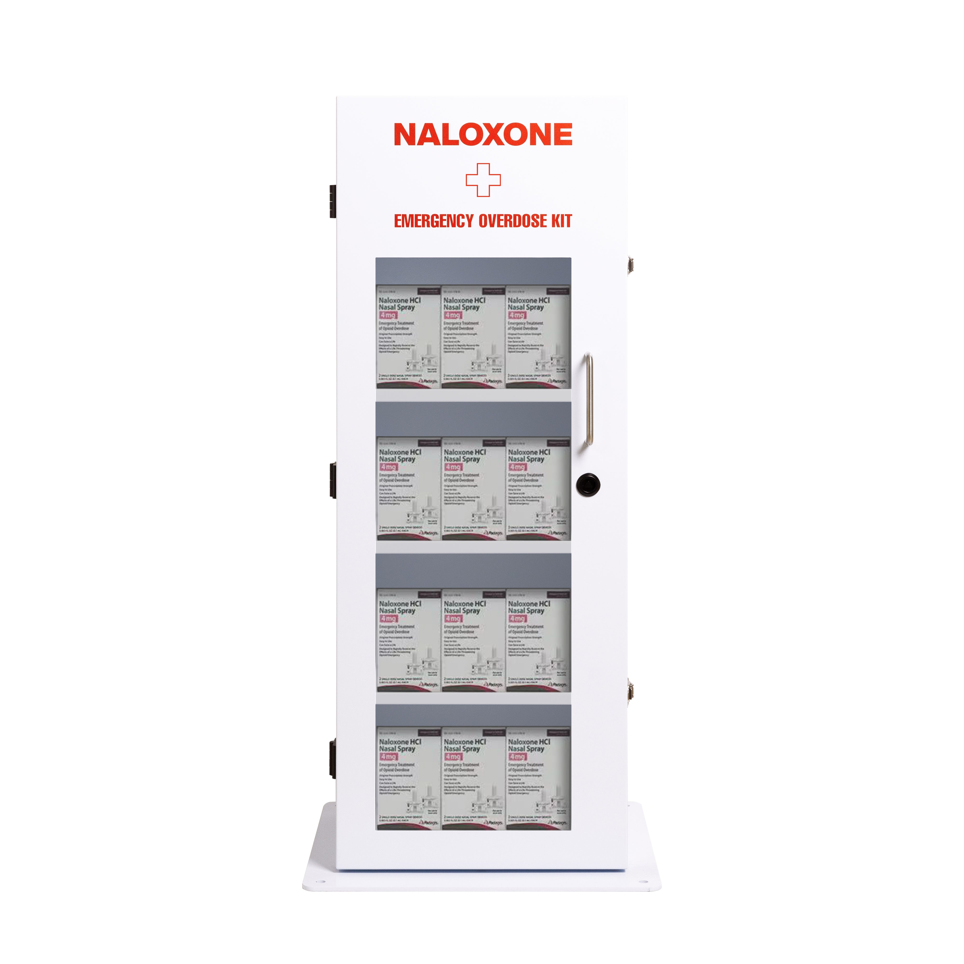 ▷ Naloxone Distribution Locker – Waterproof Outdoor Box (80 Kits