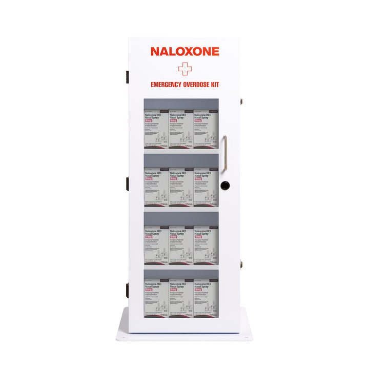 Outdoor Waterproof Naloxone Distribution Box – Holds 80+ Boxes – Heating Available - Standard (No Heating)-Heating Included -  2