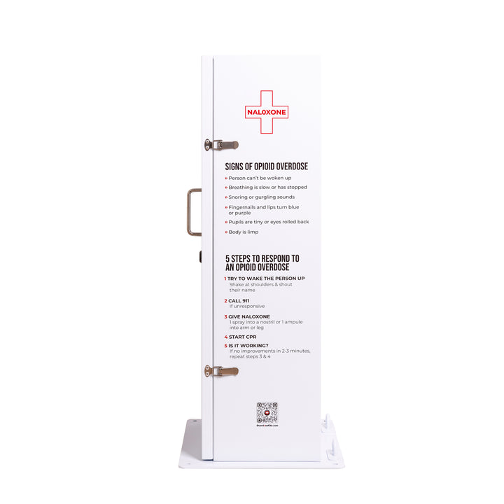 Outdoor Waterproof Naloxone Distribution Box – Holds 80+ Boxes – Heating Available - Standard (No Heating)-Heating Included -  6