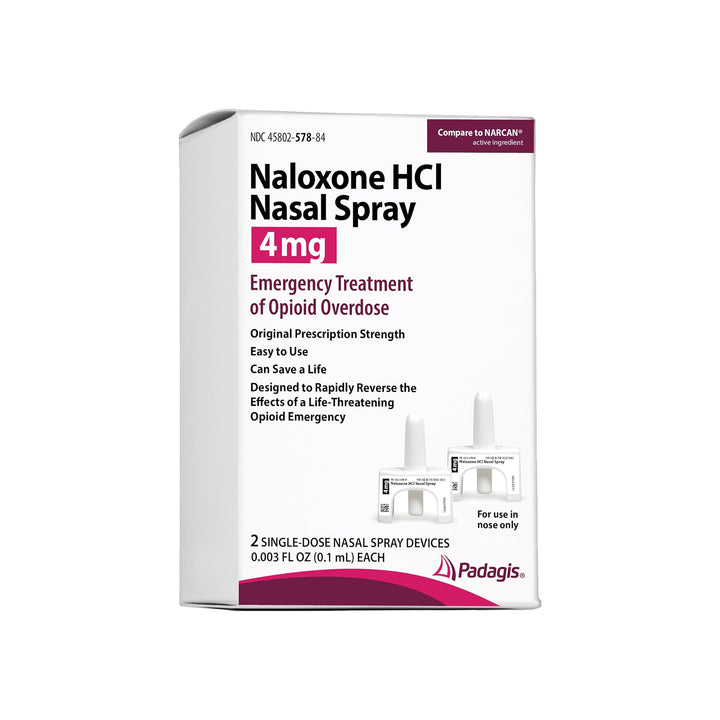 Padagis Naloxone Nasal Spray 4mg (12 Pack) - 12 Pack-120 Pack -  1