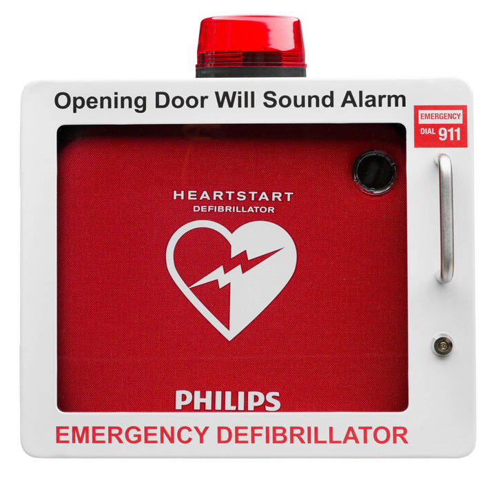 Philips AED Wall Mount Cabinet - White -  3