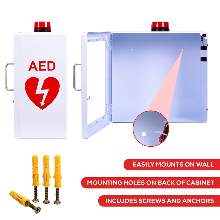 Philips AED Wall Mount Cabinet - White -  5