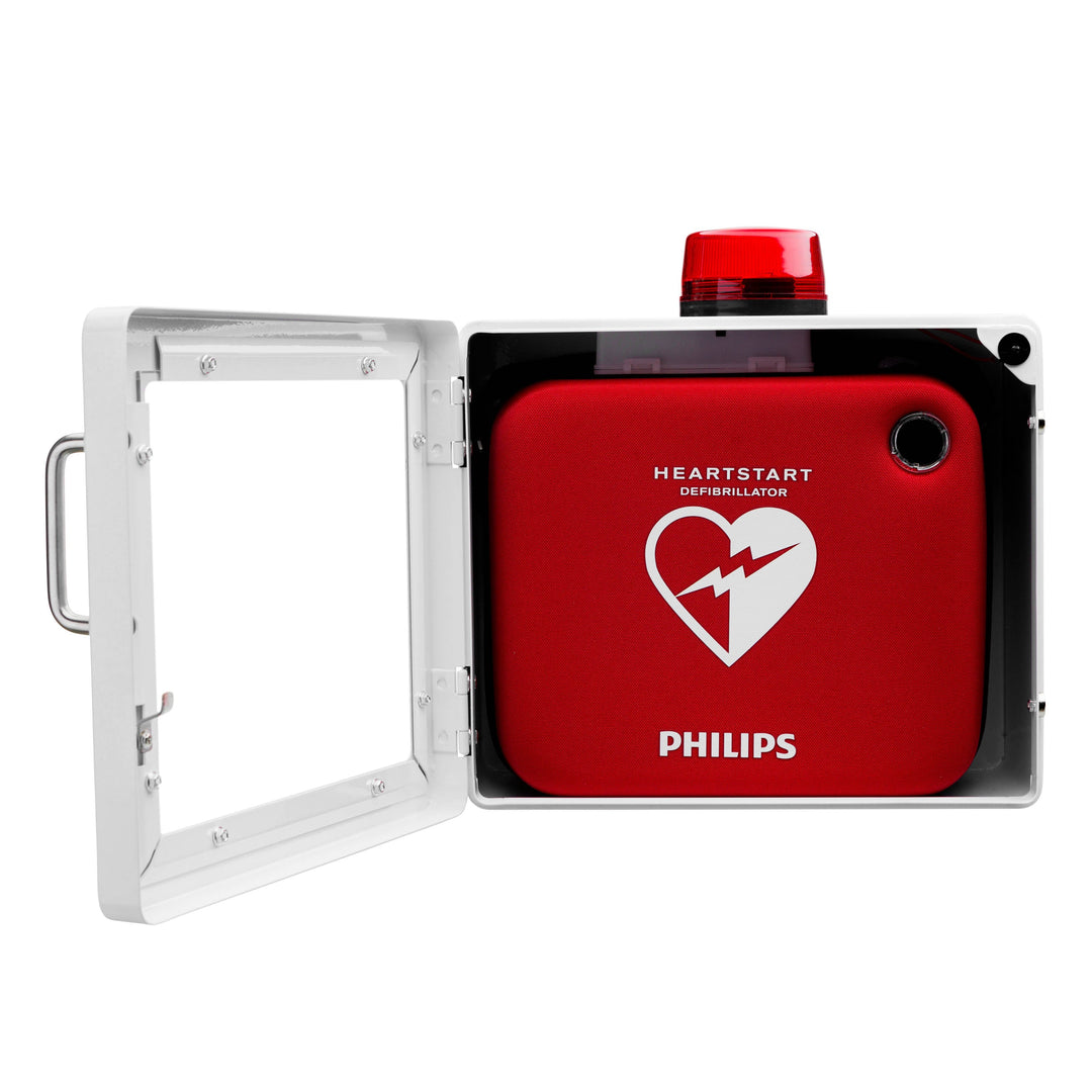 Philips AED Wall Mount Cabinet - White -  4