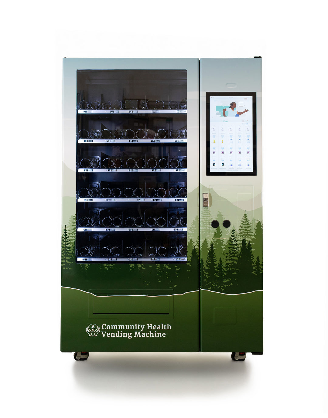 Naloxone Harm Reduction Smart Vending Machine with 22" Video Screen