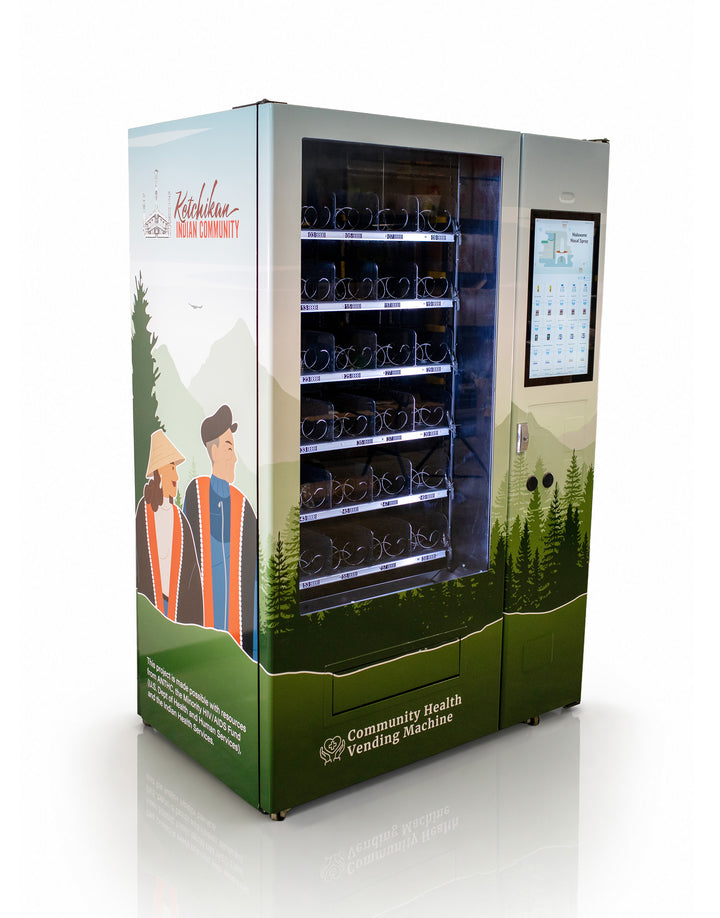 Naloxone Harm Reduction Smart Vending Machine with 22" Video Screen