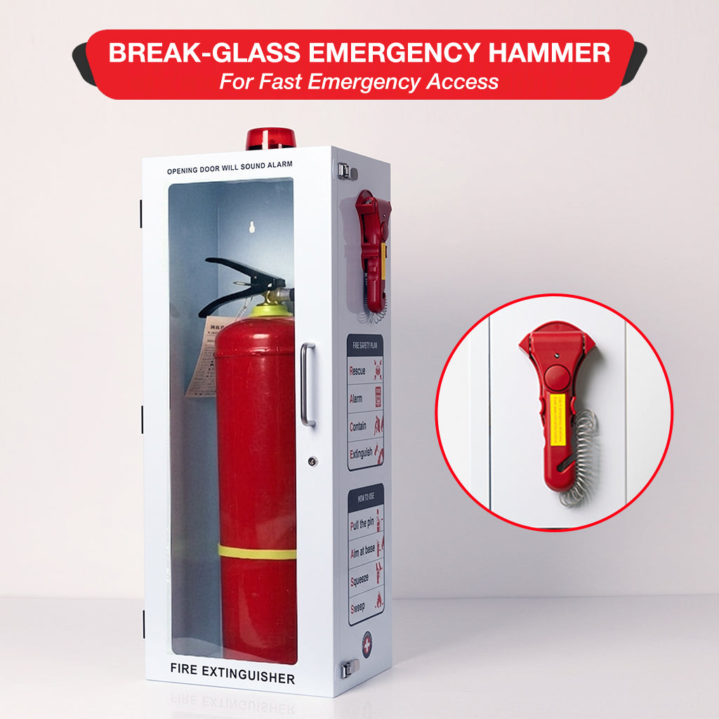 Outdoor Fire Extinguisher Wall Mount Cabinet - Available in 10 lb and 20 lb Sizes