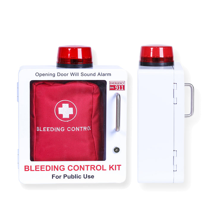 Bleeding Control Kit + Emergency Wall Cabinet