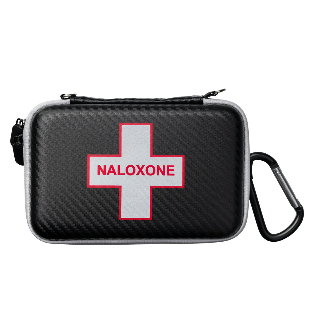 Naloxone Hard Shell Case for Overdose Kits | Holds Two Naloxone Nasal Sprays