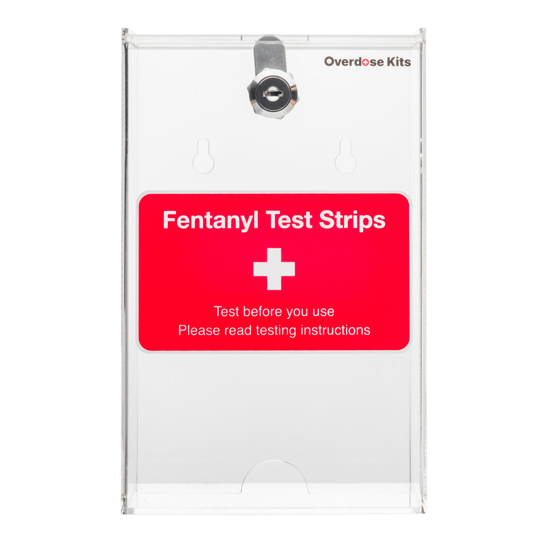 FYL Test Strip Wall Mount Dispenser | Perfect for Public Spaces | Stores up to 100 FYL Test Strips