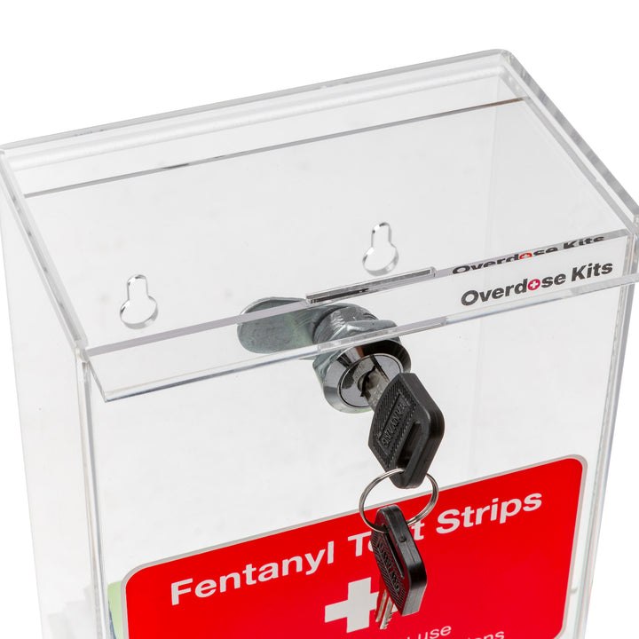 FYL Test Strip Wall Mount Dispenser | Perfect for Public Spaces | Stores up to 100 FYL Test Strips