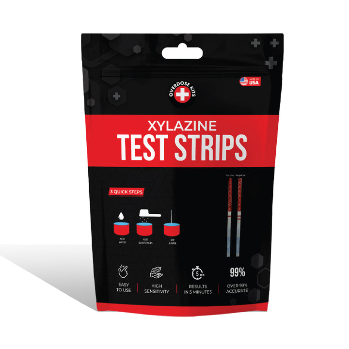 XYL Test Strip Kit (5 Pack) - Includes 5 XYL Test Strips, Mixing Container, 10mg Spoon and Instructions