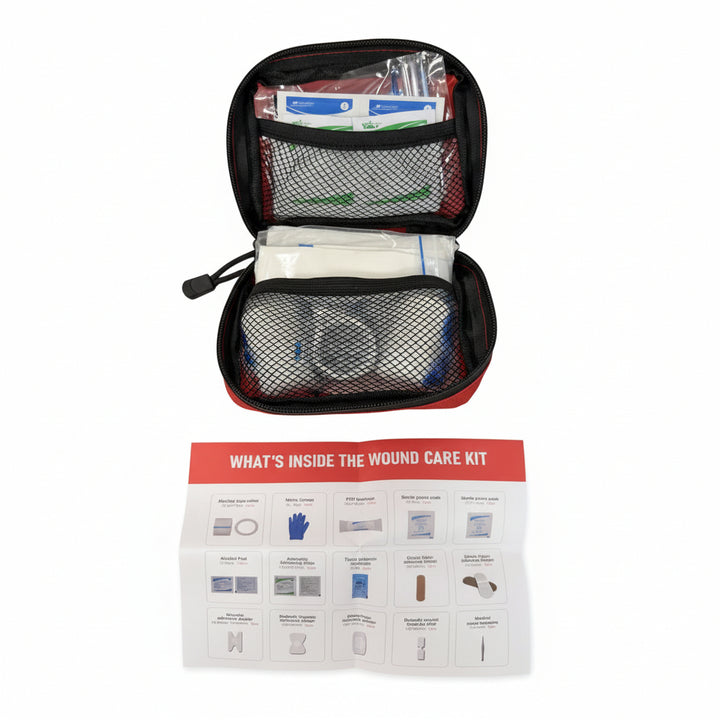 Wound Care First Aid Kit for Community Outreach – Fully Stocked for Cuts, Burns & Minor Injuries