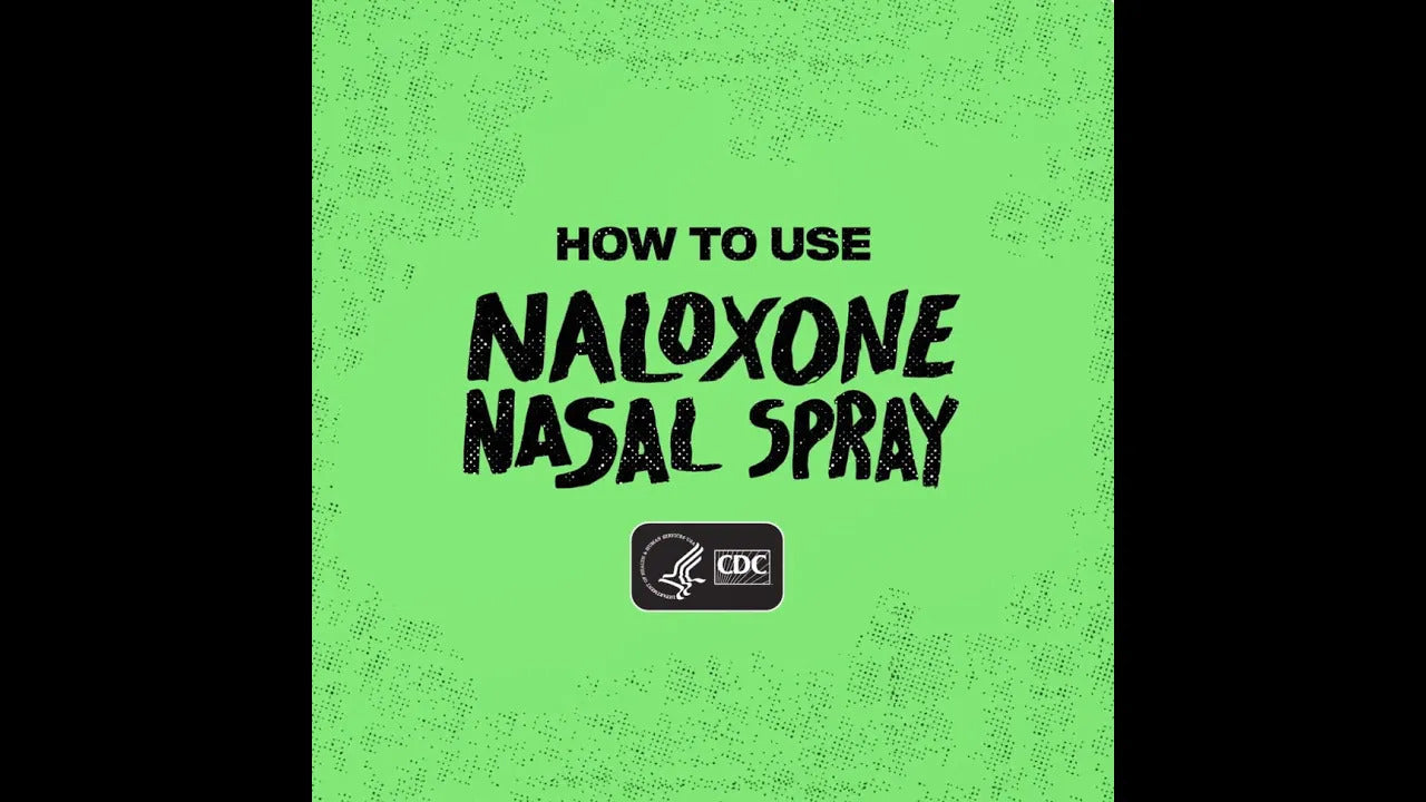 Load video: HOW TO USE NALOXONE NASAL SPRAY