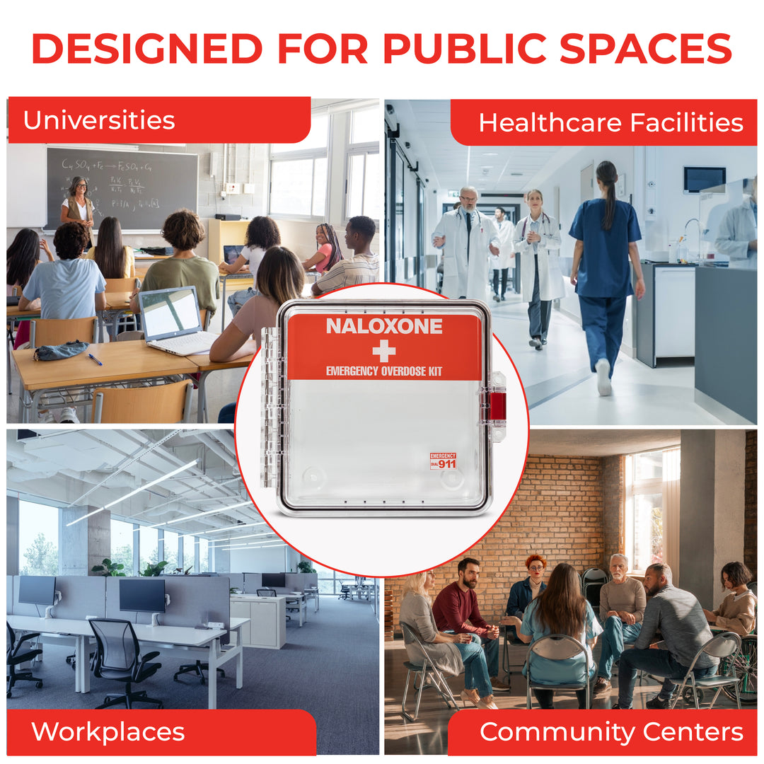 Naloxone Outdoor Waterproof Emergency Wall Mount Cabinet