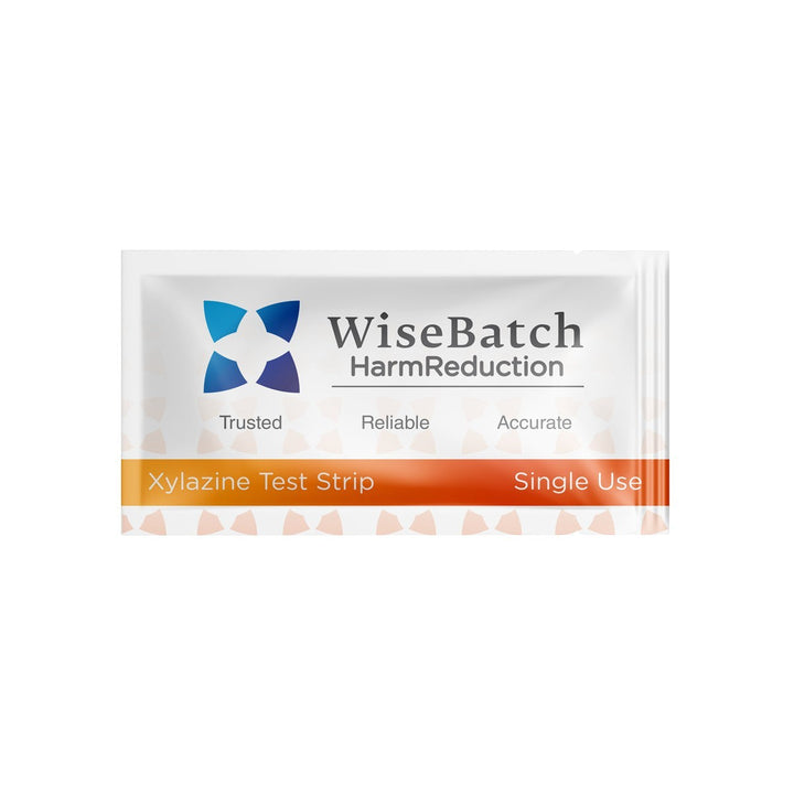 Overdose Kits WiseBatch Xylazine test strip for detecting XYL in drug samples. Single use.