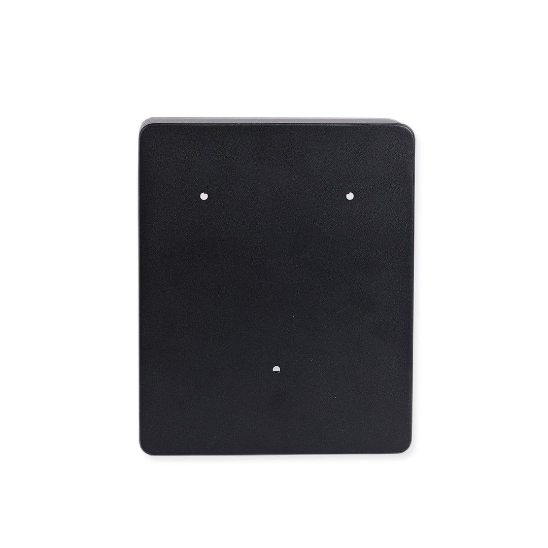 Overdose Kits black metal wall mount cabinet box for Naloxone emergency kits, designed for public access.